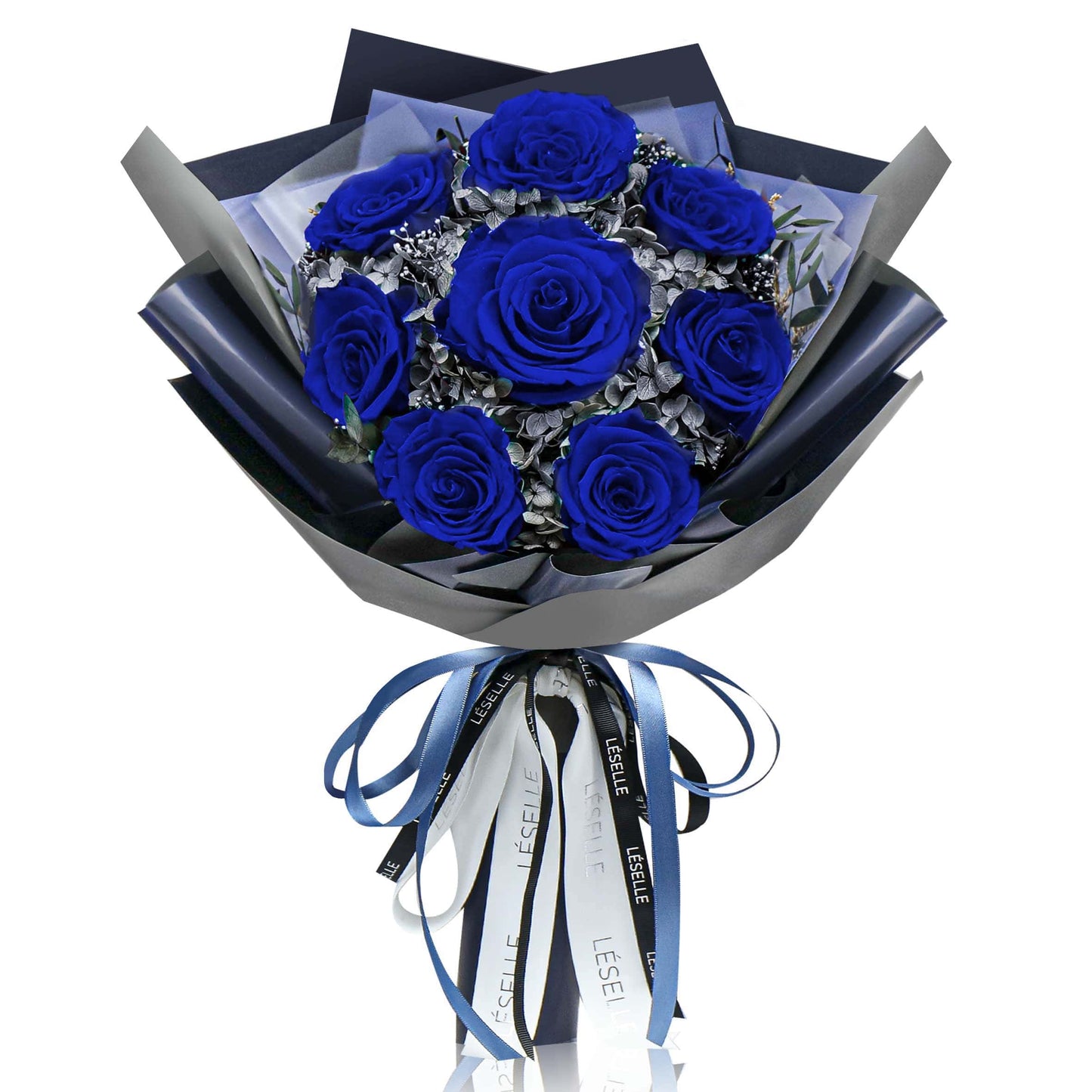 Ferrero + Blue Rose Bouquet