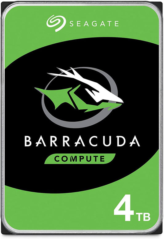 Seagate Barracuda 4 TB Internal HDD - 3.5" - ST4000DM004 - SATA 6Gb/s - 5,400 rpm